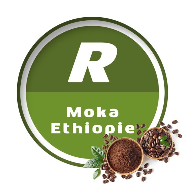 Café Moka Ethiopie, grains ou moulu - Cafés Régus, torréfacteur à Bordeaux
